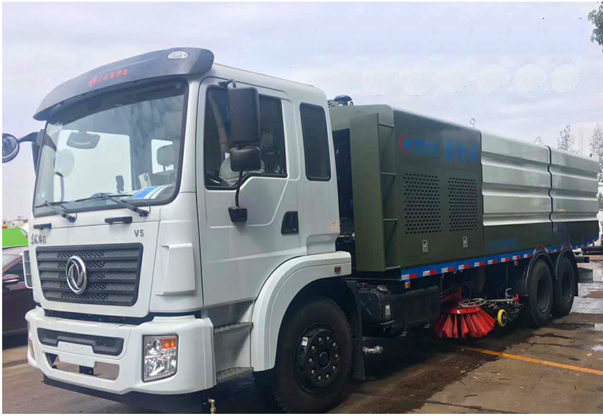 東風雙橋大型洗掃車  水12方塵10方