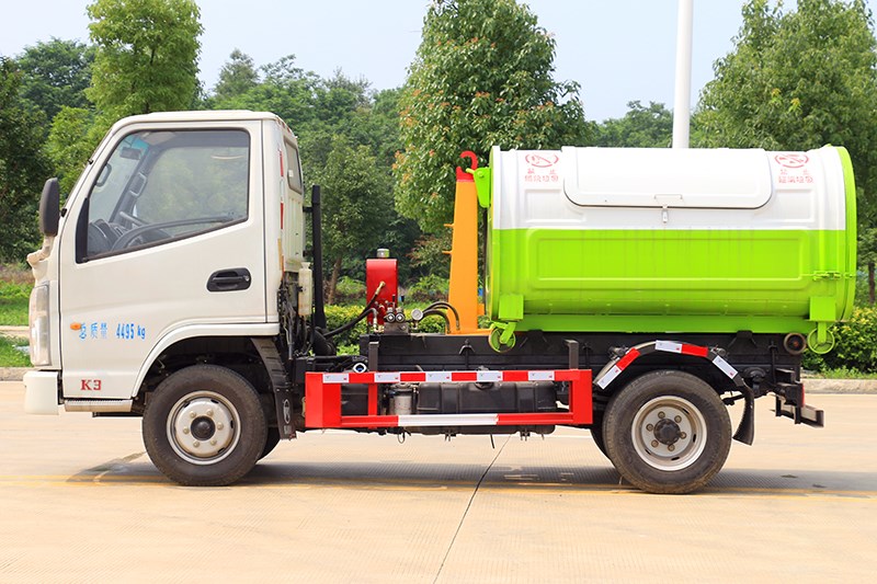 國(guó)六 藍(lán)牌 凱馬 3-4方 勾臂垃圾車