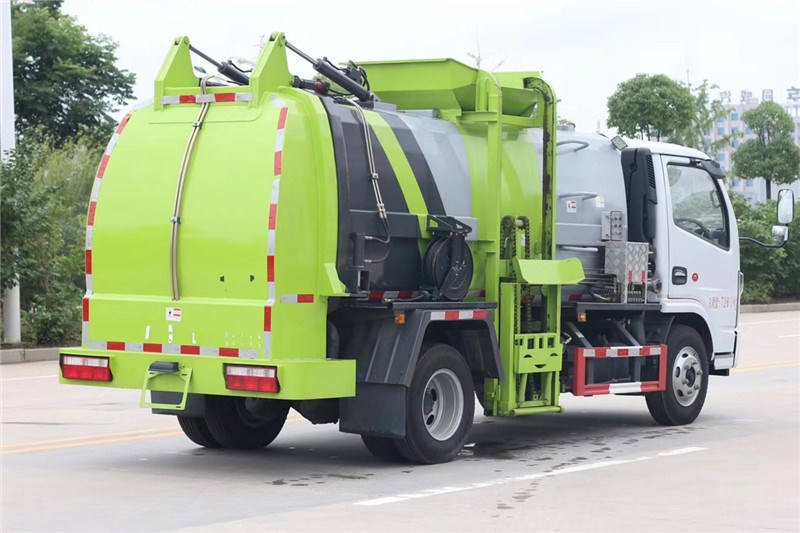 國六小多利卡5方 餐廚垃圾車(方罐)